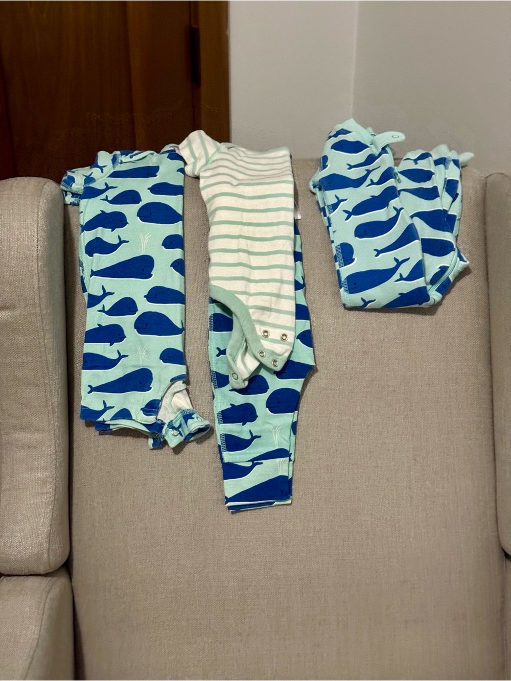 Hanna Andersson // Lot of 3 Outfits // 6-12 Months // Whale Watching